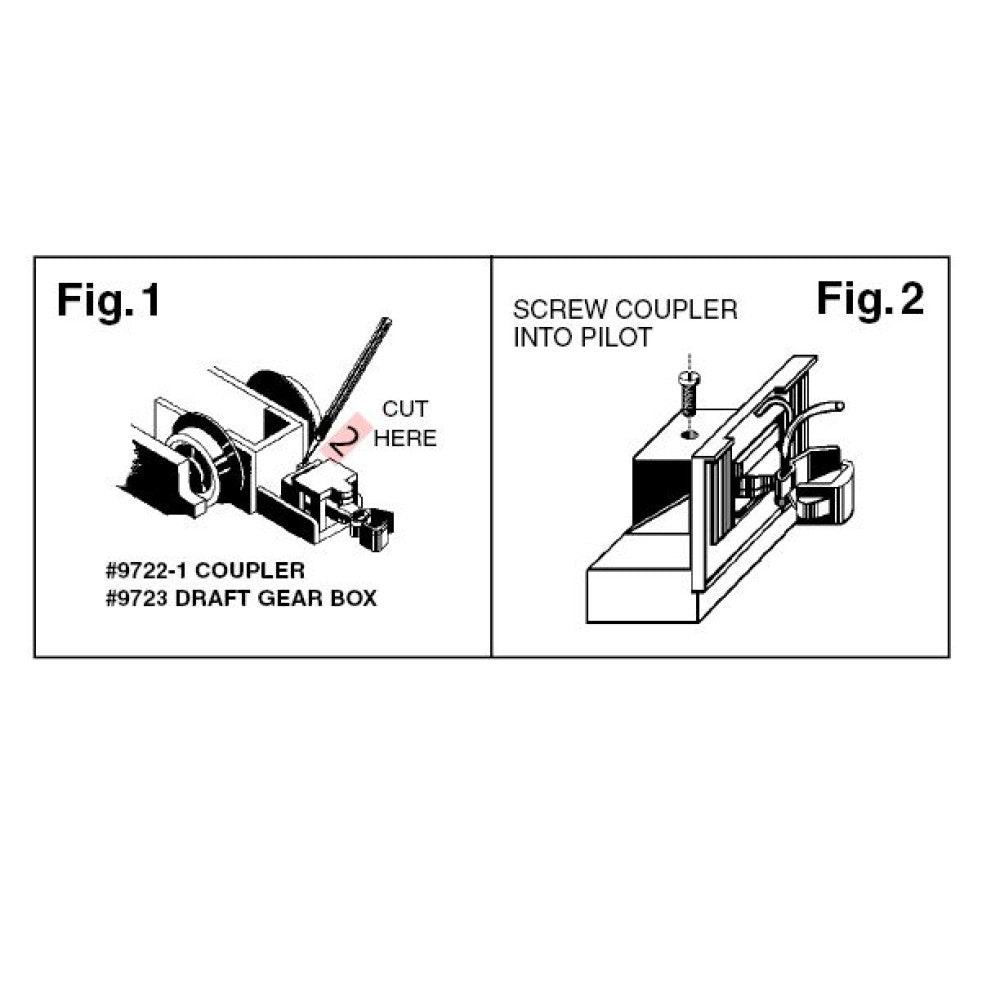 00133060 MICRO TRAINS / 001 33 060 COUPLER CONVERSION KIT (1168) N SCALE BACHMANN C40-8W