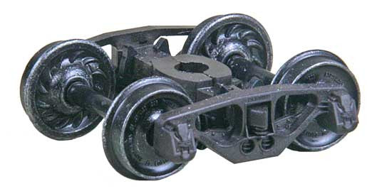 567 Kadee / National type B-1 50-Ton Solid Bearing Trucks "HGC" Two Piece Fully Equalized Self Centering Trucks 1 Pair  (HO Scale) Part # 380-567