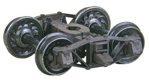 583 Kadee / Arch Bar Caboose Trucks "HGC" Two Piece Fully Equalized Self Centering Trucks 1 Pair  (HO Scale) Part # 380-583