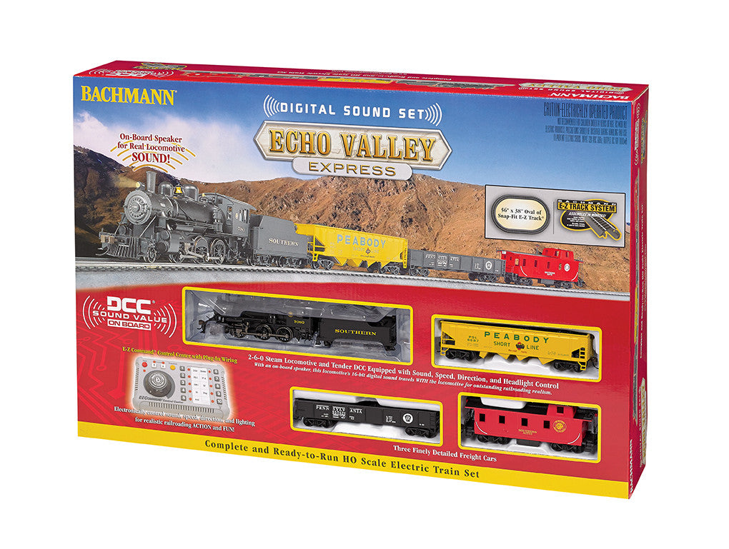 825 Bachmann / Train Set -- Echo Valley Set DCC & Sound (SCALE=HO) Part#=160-825