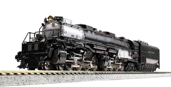 Kato 126-4014-DCC 4-8-8-4 Big Boy with Oil Tender UP Union Pacific #4014 (2021 Version; black, graphite) DCC (no sound) N Scale