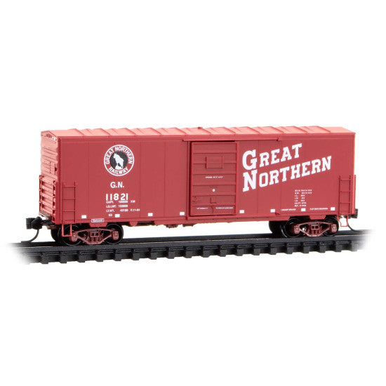 Micro-Trains 024 00 590 40' Standard Boxcar GN Great Northern Rd # 11821 N Scale