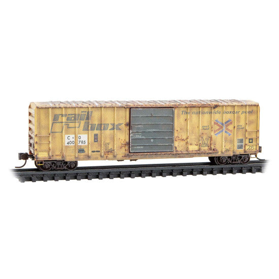 Micro-Trains 025 44 443 50' Rib Side Boxcar Chesapeake & Ohio ex-Railbox Rd# 400785 N Scale