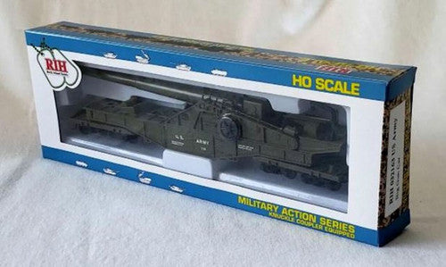 Rock Island Hobby RIH032163 HO Scale US Army Big Gun Car 032163