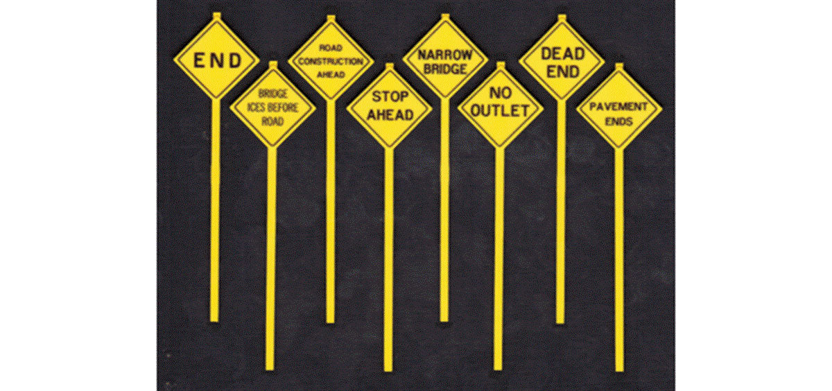 Image for 293-3553 Written Warn Signs 8/