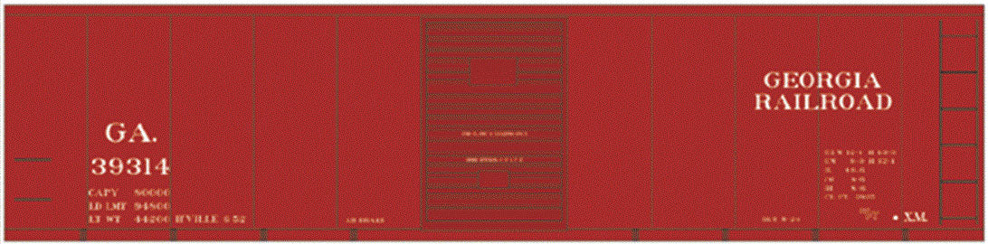 Image for 293-10061 GA 40' Steel Boxcar