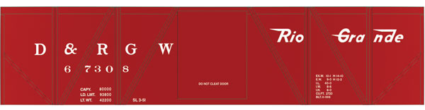 Image for 293-10126 DRGW 40' SS Boxcar