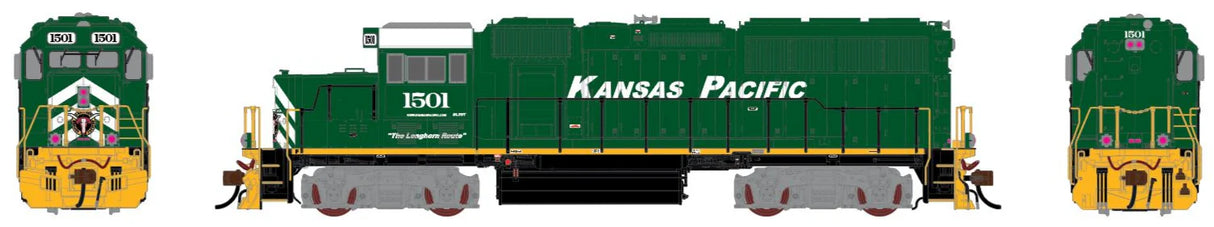 HomeShops HFL-007-001 BL20T Locomotive KP Kansas Pacific #1501 SOUND & DCC HO Scale