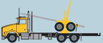 Image for 744-48085 Kenworth T800 Ylw/Blk