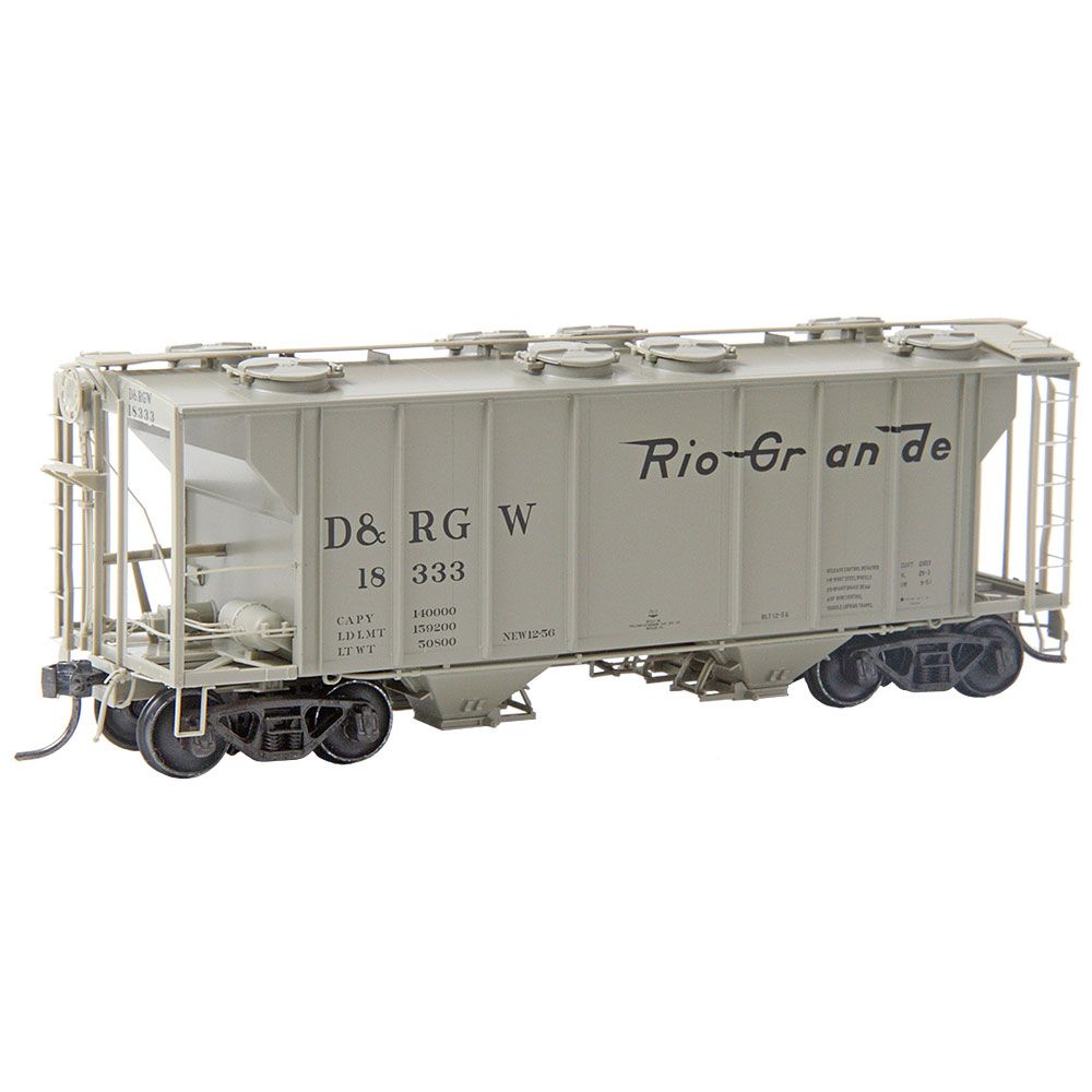 Kadee 8660 PS-2 Two Bay Hopper Denver and Rio Grande Western D&RGW #18333 HO Scale