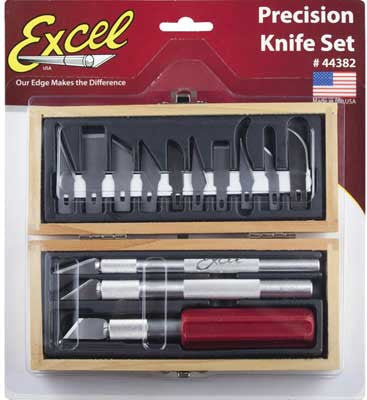 Excel 44383 CRAFTSMAN KNIFE SET All Scale