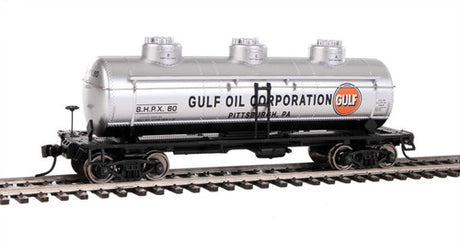 Walthers 1134 3 Dome Tank Car SHPX Gulf Oil #60 HO Scale 910-1134