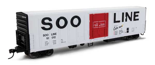 Walthers 910-3993 57' Mechanical Reefer - Soo Line #10018 (Colormark; white, red, black) HO Scale