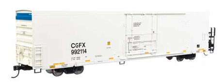 Walthers 910-4119 72' Modern Refrigerator Boxcar Cedar Grove Logistics, LLC CGFX #992114 HO Scale
