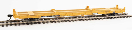 Walthers 910-5385 60' Pullman-Standard Flatcar TTX VTTX #92297 (20' and 40' container loading) HO Scale