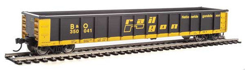 Walthers Mainline 910-6201 53' Railgon B&O #350041 (SCALE=HO) Part # 910-6201