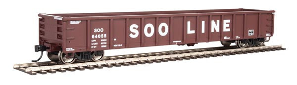 Walthers Mainline 910-6229 53' Railgon Soo - Soo Line #64055 (SCALE=HO) Part # 910-6229