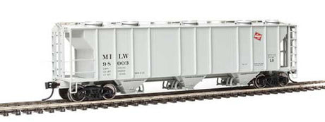 Walthers Mainline 910-7021 50' PS-2 2893 3-Bay Covered Hopper - MILW - Milwaukee Road #98003 HO Scale