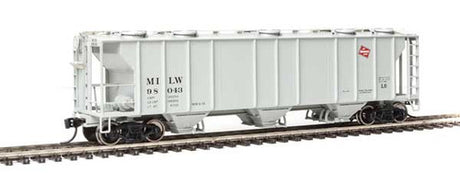 Walthers Mainline 910-7022 50' PS-2 2893 3-Bay Covered Hopper - MILW - Milwaukee Road #98043 HO Scale