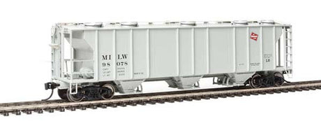 Walthers Mainline 910-7024 50' PS-2 2893 3-Bay Covered Hopper - MILW - Milwaukee Road #98078 HO Scale