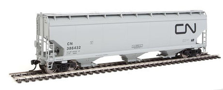Walthers Mainline 910-7632 CN Canadian National #386445 60' NSC 5150 3 Bay Covered Hopper HO Scale