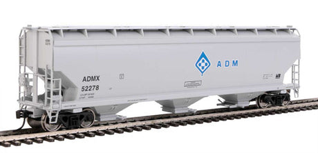 Walthers Mainline 910-7713 Archer-Daniels-Midland ADMX #52278 60' NSC 5150 3 Bay Covered Hopper HO Scale