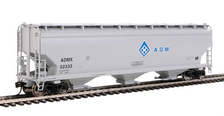 Walthers Mainline 910-7715 Archer-Daniels-Midland ADMX #52333 60' NSC 5150 3 Bay Covered Hopper HO Scale