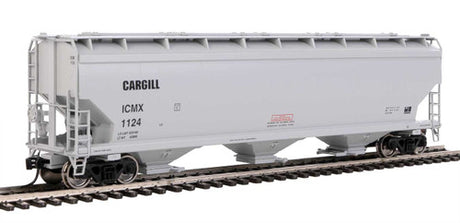 Walthers Mainline 910-7728 Cargill ICMX #1124 60' NSC 5150 3 Bay Covered Hopper HO Scale