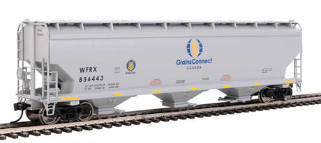 Walthers Mainline 910-7729 GrainsConnect WFRX #846443 60' NSC 5150 3 Bay Covered Hopper HO Scale