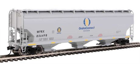 Walthers Mainline 910-7730 GrainsConnect WFRX #846498 60' NSC 5150 3 Bay Covered Hopper HO Scale