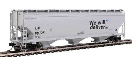 Walthers Mainline 910-7734 UP - Union Pacific #90725 60' NSC 5150 3 Bay Covered Hopper HO Scale