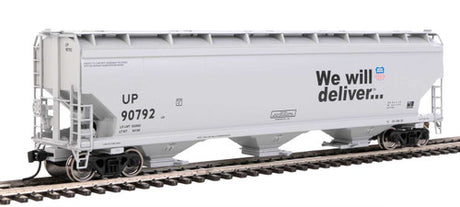 Walthers Mainline 910-7736 UP - Union Pacific #90792 60' NSC 5150 3 Bay Covered Hopper HO Scale