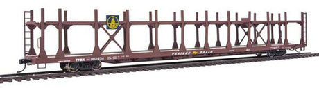 Walthers 910-8006 89' Flatcar w/Bi-Level Open Auto Rack B&O - Baltimore & Ohio Rack, Trailer Train Flatcar TTBX #962934 HO Scale
