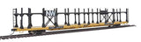 Walthers 910-8014 89' Flatcar w/Bi-Level Open Auto Rack N&W - Norfolk & Western Rack, Trailer Train Flatcar TTBX #963763 HO Scale