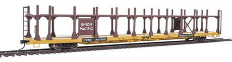 Walthers 910-8026 89' Flatcar w/Bi-Level Open Auto Rack UP - Union Pacific Rack, Trailer Train Flatcar TTBX #963120 HO Scale