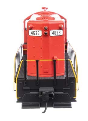 Walthers 910-20430 EMD GP9 Phase II United States Army #4623 (red, yellow) DCC & Sound HO Scale