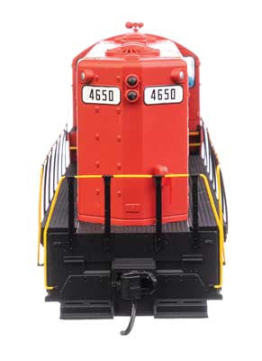 Walthers 910-20431 EMD GP9 Phase II United States Army #4650 (red, yellow) DCC & Sound HO Scale