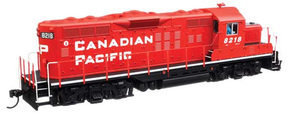 Walthers 910-20435 EMD GP9 Phase II Canadian Pacific #8218 (red, white) DCC & Sound HO Scale