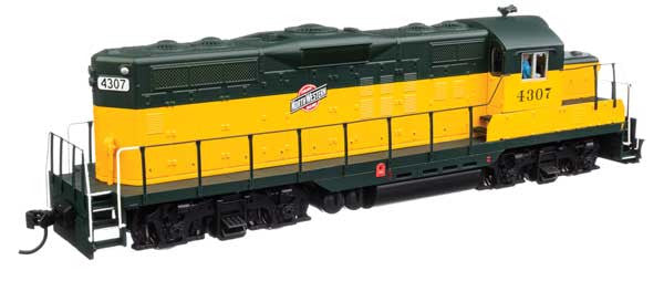 Walthers 910-20436 EMD GP9 Phase II Chicago & North Western C&NW #4307 (green, yellow) DCC & Sound HO Scale