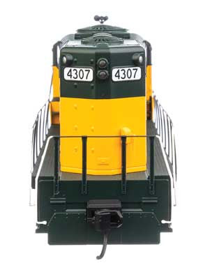 Walthers 910-20436 EMD GP9 Phase II Chicago & North Western C&NW #4307 (green, yellow) DCC & Sound HO Scale
