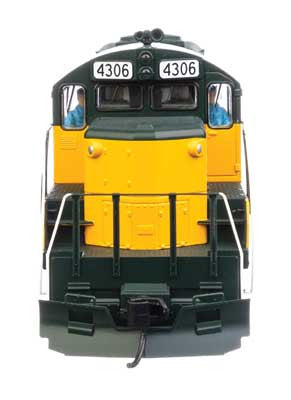 Walthers 910-20437 EMD GP9 Phase II Chicago & North Western C&NW #4306 (green, yellow) DCC & Sound HO Scale
