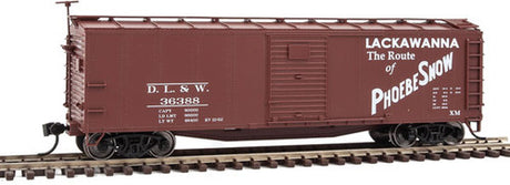 Walthers Mainline 910-40820 40' Rebuilt Steel Boxcar - DL&W - Lackawanna #36388 (SCALE=HO)  Part # 910-40820
