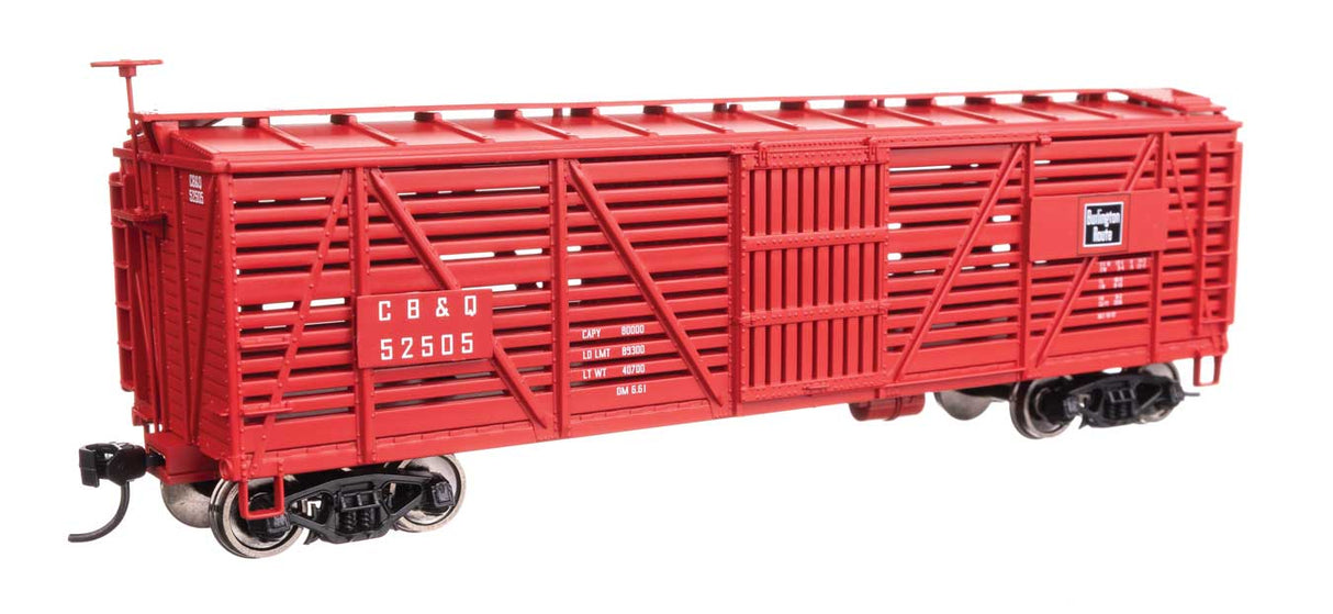 Image for 910-41451 40' Wd Stk Cr CB&Q #52505