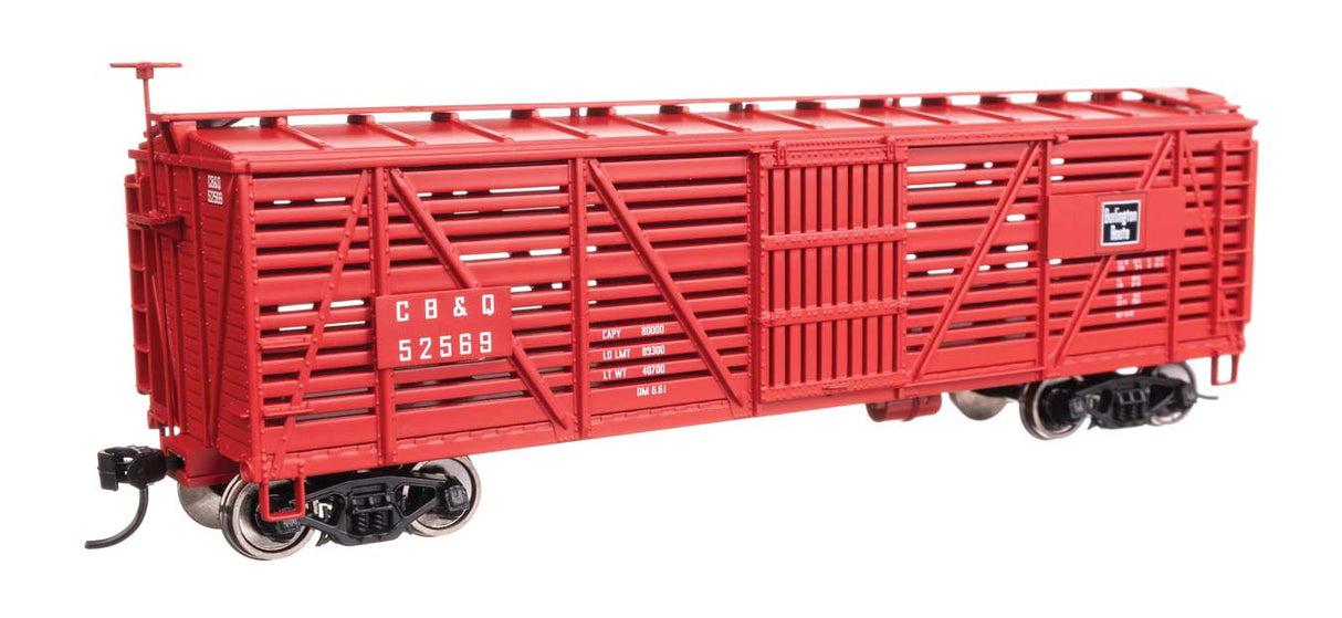 Image for 910-41453 40' Wd Stk Cr CB&Q #52569