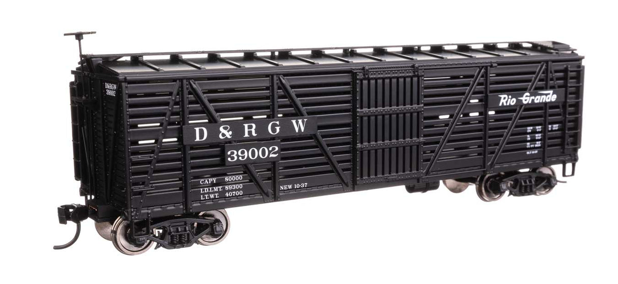 Image for 910-41455 40' Wd Stk Cr DRGW #39002
