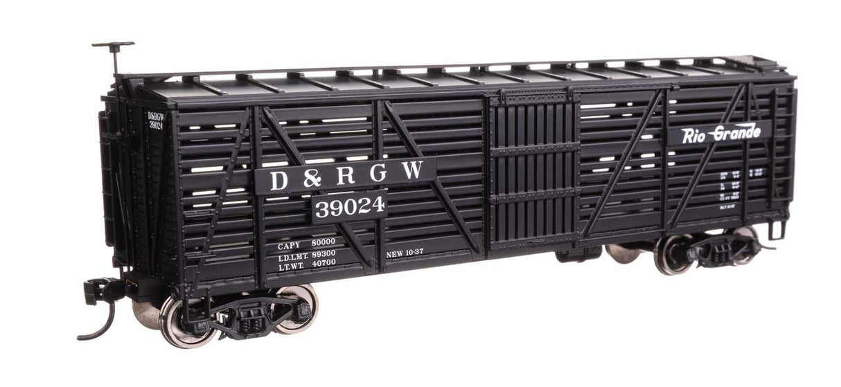 Image for 910-41456 40' Wd Stk Cr DRGW #39024