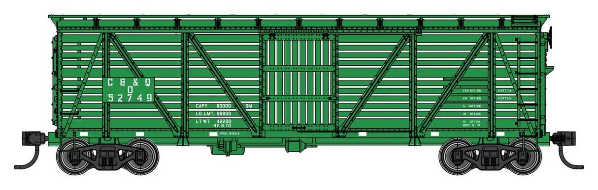 Image for 910-41505 40' Wd Stkcr CBQ 52749-D