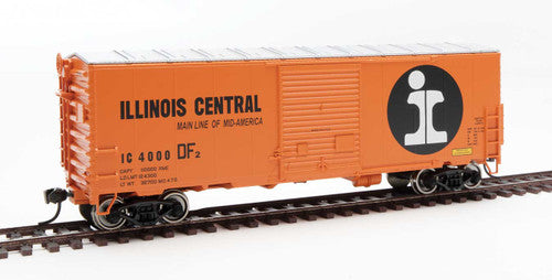 Walthers 910-45007 40' ACF Modernized Welded Boxcar IC - Illinois Central #4000 HO Scale