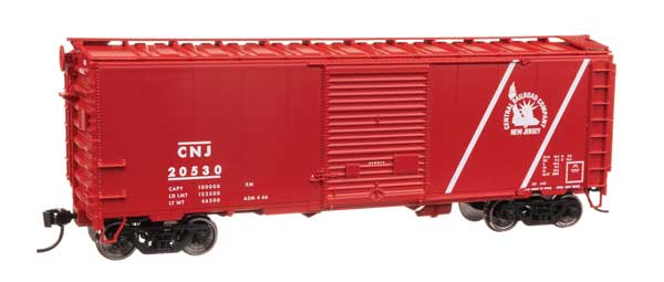Walthers 910-45204 40' ACF Welded Boxcar CNJ - Central of New Jersey #20530 HO Scale