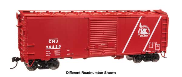 Walthers 910-45205 40' ACF Welded Boxcar CNJ - Central of New Jersey #20842 HO Scale